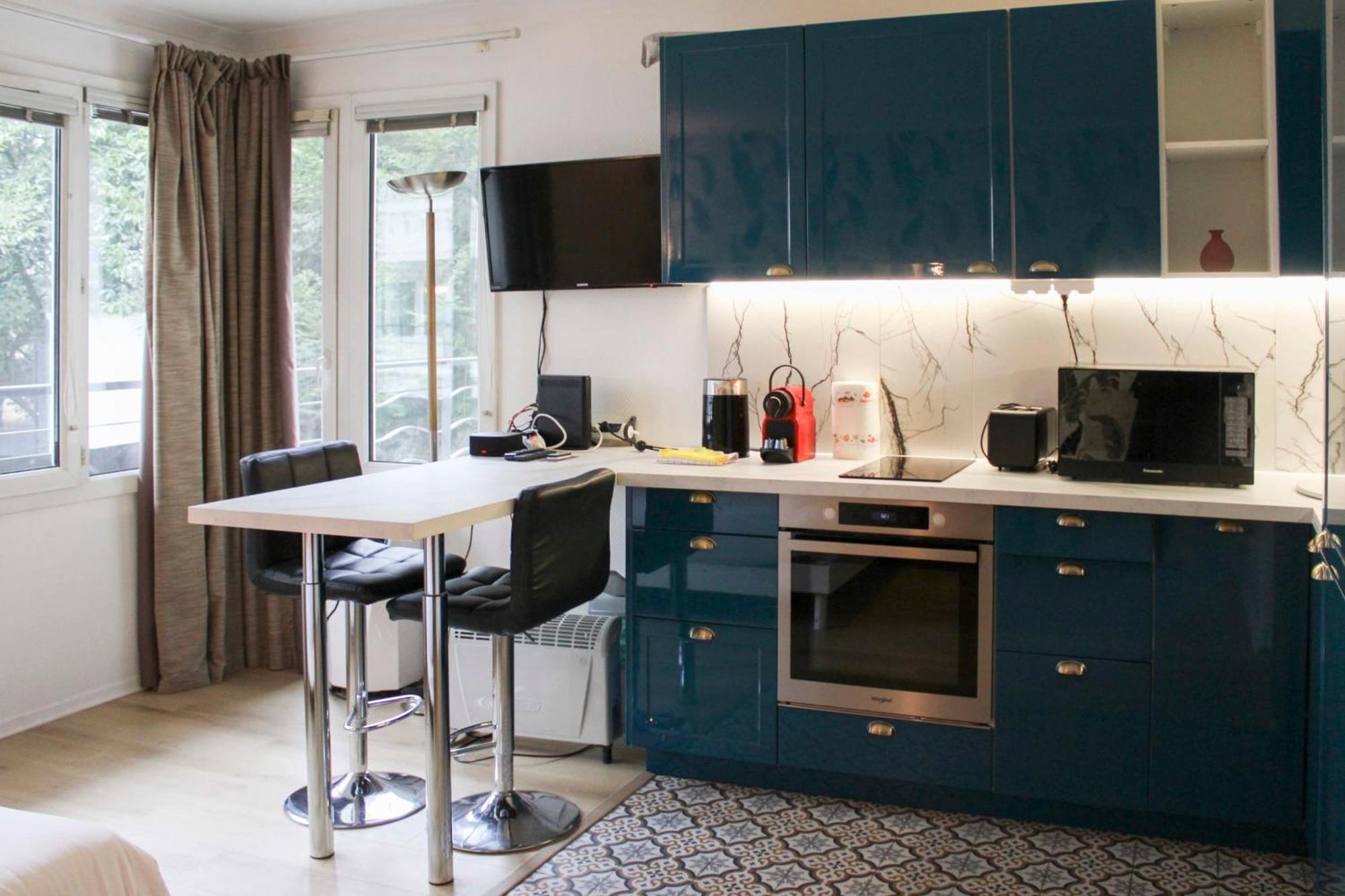 Bright Studio Of 29M With Wifi Near Paris Issy-les-Moulineaux Exterior foto